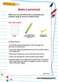 Make a pinwheel activity Make a pinwheel activity
