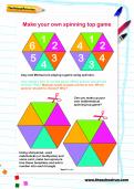 Make a spinning top game activity Make a spinning top game activity
