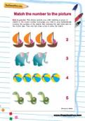 Match the number to the picture worksheet Match the number to the picture worksheet