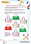 Materials: similarities and differences activity Materials: similarities and differences activity