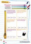 Measurement problems worksheet Measurement problems worksheet