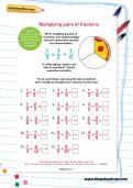 Multiplying pairs of fractions worksheet Multiplying pairs of fractions worksheet