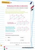 Multiplying with lattice multiplication worksheet Multiplying with lattice multiplication worksheet