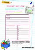 Newspaper report writing Newspaper report writing