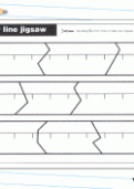 Number line jigsaw worksheet Number line jigsaw worksheet