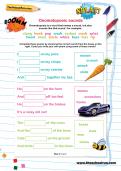 Onomatopoeic sounds worksheet Onomatopoeic sounds worksheet