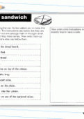 Ordering and writing instructions worksheet Ordering and writing instructions worksheet
