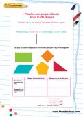 Parallel and perpendicular lines in 2D shapes Parallel and perpendicular lines in 2D shapes