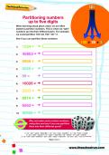 Partitioning numbers up to five digits worksheet Partitioning numbers up to five digits worksheet