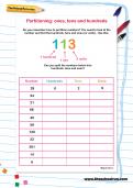 Partitioning: ones, tens and hundreds worksheet Partitioning: ones, tens and hundreds worksheet