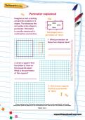 Perimeter explained worksheet Perimeter explained worksheet