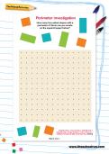 Perimeter investigation worksheet Perimeter investigation worksheet