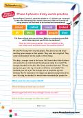 Phase 5 phonics tricky words practice worksheet Phase 5 phonics tricky words practice worksheet