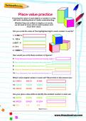 Place value practice worksheet Place value practice worksheet