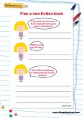 Plan a non-fiction book worksheet Plan a non-fiction book worksheet