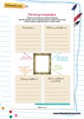 Planning a biography Planning a biography