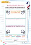 Planning and writing a film review worksheet Planning and writing a film review worksheet