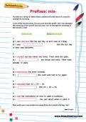 Spelling patterns: the prefix mis- Spelling patterns: the prefix mis-