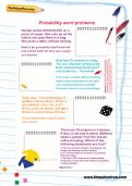 Probability word problems worksheet Probability word problems worksheet