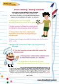 Proofreading: adding brackets worksheet Proofreading: adding brackets worksheet