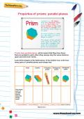 Properties of prisms: parallel planes worksheet Properties of prisms: parallel planes worksheet