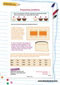 Proportion problems worksheet Proportion problems worksheet