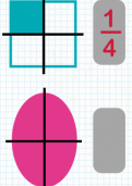 Recognising one, two, three and four quarters of a shape tutorial Recognising one, two, three and four quarters of a shape tutorial