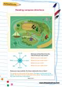Reading compass directions worksheet Reading compass directions worksheet