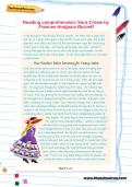 Reading comprehension: Sara Crewe by Frances Hodgson Burnett Reading comprehension: Sara Crewe by Frances Hodgson Burnett