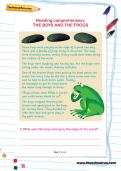 Reading comprehension: THE BOYS AND THE FROGS Reading comprehension: THE BOYS AND THE FROGS