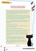 Reading comprehension: THE CAT AND THE MICE Reading comprehension: THE CAT AND THE MICE