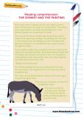 Reading comprehension: THE DONKEY AND THE PAINTING Reading comprehension: THE DONKEY AND THE PAINTING