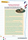 Reading comprehension: the stream in the storm Reading comprehension: the stream in the storm