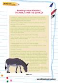 Reading comprehension: THE WOLF AND THE DONKEY Reading comprehension: THE WOLF AND THE DONKEY