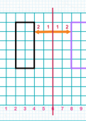 Reflecting shapes in a vertical mirror line on a co-ordinates grid tutorial Reflecting shapes in a vertical mirror line on a co-ordinates grid tutorial