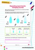 Repeating experiments: changing sounds Repeating experiments: changing sounds