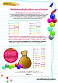 Revise multiplication and division worksheet Revise multiplication and division worksheet