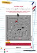Rhyming maze Rhyming maze