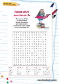 Roald Dahl wordsearch Roald Dahl wordsearch
