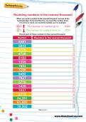 Rounding numbers to the nearest thousand worksheet Rounding numbers to the nearest thousand worksheet