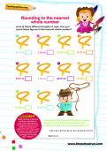 Rounding to the nearest whole number worksheet Rounding to the nearest whole number worksheet