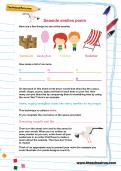 Seaside similes poem worksheet Seaside similes poem worksheet