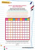Seven- and eight-digit numbers: place value grids Seven- and eight-digit numbers: place value grids