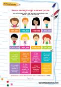 Seven- and eight-digit numbers puzzle Seven- and eight-digit numbers puzzle