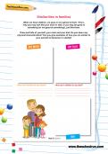 Similarities in families worksheet Similarities in families worksheet