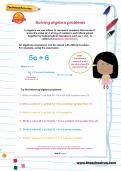 Solving algebra problems worksheet Solving algebra problems worksheet