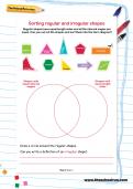 Sorting regular and irregular shapes Sorting regular and irregular shapes