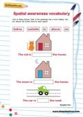 Spatial awareness vocabulary worksheet Spatial awareness vocabulary worksheet