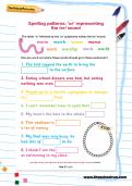 Spelling patterns: ‘or’ representing the /er/ sound worksheet Spelling patterns: ‘or’ representing the /er/ sound worksheet
