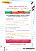 Spelling patterns: the prefix anti- worksheet Spelling patterns: the prefix anti- worksheet